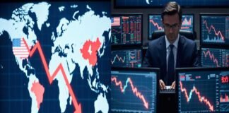 FII selling impact on Indian stock market with capital outflows