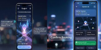 Google AI restaurant booking feature India agentic AI search