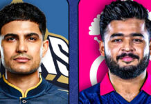 GT vs RR IPL 2026: High-Scoring Clash Expected as Young Vaibhav Suryavanshi Faces Gujarat’s Pace Attack GT vs RR IPL 2026 match action at Narendra Modi Stadium Ahmedabad