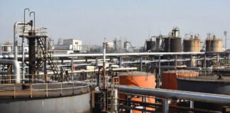 India crude oil storage reserves and refinery tanks showing strong energy security infrastructure