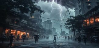 Strong winds and rain hit North India due to western disturbance bringing heatwave relief