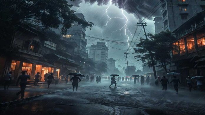 Western Disturbance Rain and Winds India April 2026 Strong winds and rain hit North India due to western disturbance bringing heatwave relief