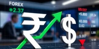 Indian rupee falls against US dollar amid oil price surge and FII outflows