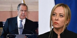 Italy Russia diplomatic tension Giorgia Meloni Rome foreign ministry protest 2026