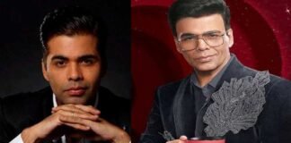 Karan Johar hosting Koffee With Karan talk show set with celebrity guests