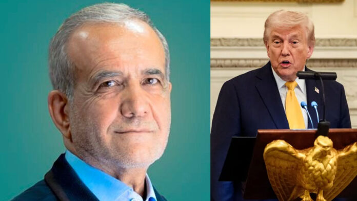 masoud-pezeshkian-message-u Iran President Masoud Pezeshkian addressing US public about war and calling for dialogue