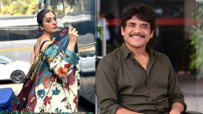 Nagarjuna and Tabu Reunite for King 100 Nagarjuna Tabu King 100 shooting reunion Telugu film 30 years later