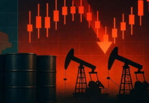 Oil Slumps 16%, Stocks Rally After US-Iran Ceasefire Oil price drop chart with rising stock market graphs after US Iran ceasefire