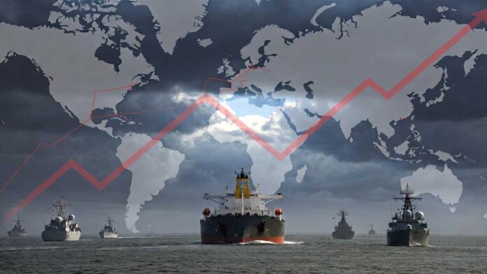 Oil Prices Surge Hormuz Strait Crisis Brent Crude Above 100 Oil tanker in Strait of Hormuz global supply crisis rising oil prices 2026