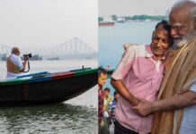 PM Modi Takes Boat Ride on Hooghly, Shares Photos; Says “Ganga Flows in the Soul of Bengal” PM Modi Takes Boat Ride on Hooghly, Shares Photos; Says “Ganga Flows in the Soul of Bengal”