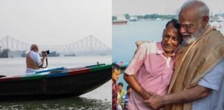 PM Modi Takes Boat Ride on Hooghly, Shares Photos; Says “Ganga Flows in the Soul of Bengal”