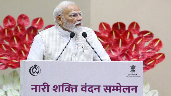 PM Modi Says Opposition Urged Implementation of Women’s Reservation Law by 2029 PM Modi Says Opposition Urged Implementation of Women’s Reservation Law by 2029