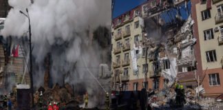 Russia Ukraine massive drone missile attack Kyiv 659 drones 44 missiles damage civilians