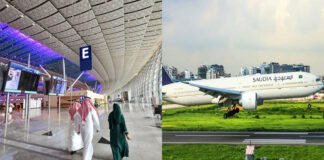 Saudi Airlines aircraft resuming flights from Jeddah airport 2026