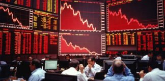 Indian stock markets open sharply lower as Sensex drops over 700 points.