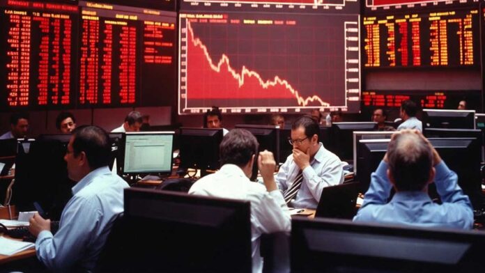 sensex-crash-nifty-fall-oil Sensex and Nifty crash with red market screen showing sharp decline amid oil price surge