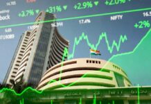 Sensex Surges 753 Points, Nifty Crosses 24,550 as FMCG Stocks Rally Amid Easing Geopolitical Tensions Indian stock market trading screen showing Sensex and Nifty gains with green upward trend