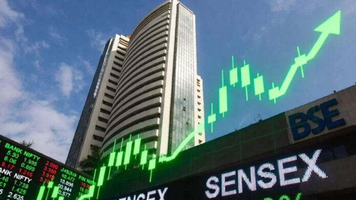 Sensex Rally After US Iran Ceasefire 2026 Indian stock market surge with Sensex and Nifty rising sharply charts