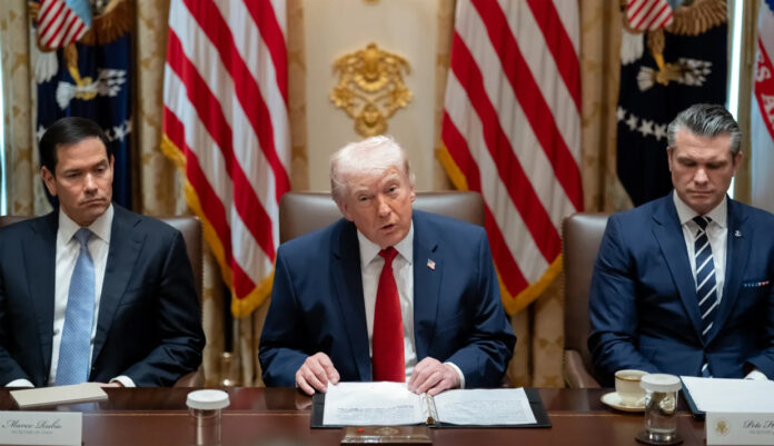 trump-fy2027-budget-proposa Donald Trump announcing FY2027 budget proposal with focus on defense and spending cuts