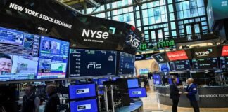 US stock market record high oil prices surge Iran conflict global markets mixed 2026