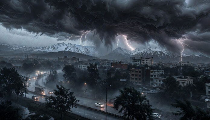 western-disturbance-india-w Western disturbance rain snow North India Delhi NCR thunderstorm April 2026 IMD alert