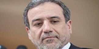 Iranian Foreign Minister Abbas Araghchi speaking amid rising tensions over alleged Israel-UAE coordination