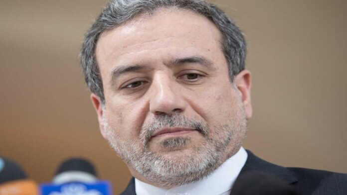 Abbas-Araghchi Iranian Foreign Minister Abbas Araghchi speaking amid rising tensions over alleged Israel-UAE coordination