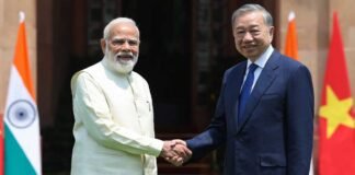 PM Narendra Modi and Vietnam President To Lam meeting at Hyderabad House New Delhi