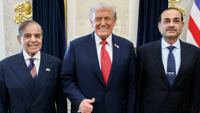 President Donald Trump with Prime Minister Shehbaz Sharif and Field Marshal Asim Munir of Pakistan President Donald Trump with Prime Minister Shehbaz Sharif and Field Marshal Asim Munir of Pakistan