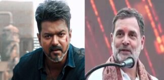 Thalapathy Vijay and Rahul Gandhi