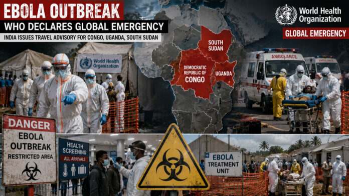 WHO Declares Ebola Emergency Amid Rising Africa Cases Healthcare workers in protective suits during Ebola emergency response operations in Africa