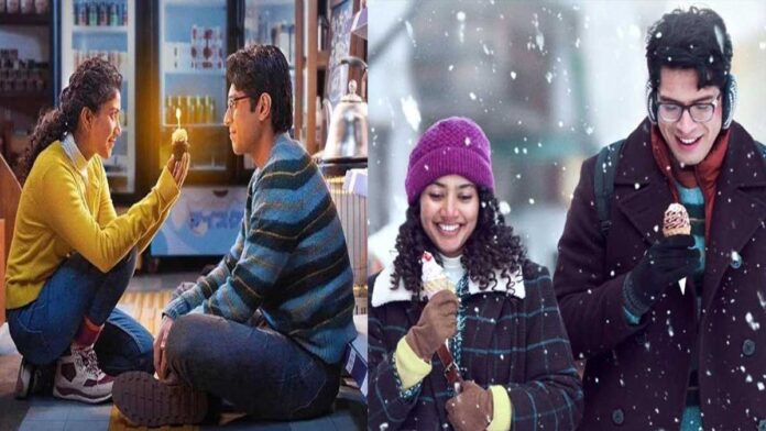 Ek Din review: A soft romantic drama with strong moments but weak pacing. Junaid Khan and Sai Pallavi romantic scene in Ek Din movie Japan
