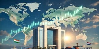 EXIM Bank headquarters representing India’s export finance growth strategy amid global trade tensions