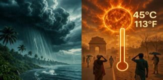 India experiences early monsoon in Andaman region while North India suffers severe heatwave conditions