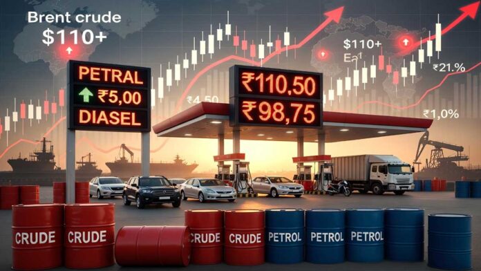India Petrol Diesel Price Hike May 2026 Fuel prices rise in India as petrol and diesel rates increase across major cities