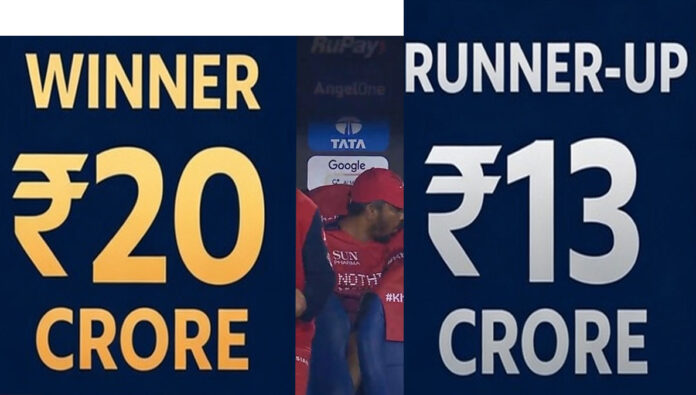 IPL 2026 Prize Money and Awards Breakdown IPL 2026 Prize Money trophy winner prize purse runner-up award money and IPL final 2026 rewards