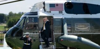 US President Donald Trump and Iranian parliament backdrop amid rising geopolitical tensions between Washington and Tehran