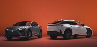 Lexus TZ electric SUV three-row luxury EV exterior and interior design