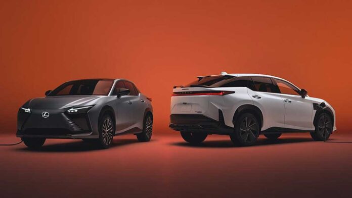 Lexus TZ 3-Row Electric SUV Premium Design and Interior Lexus TZ electric SUV three-row luxury EV exterior and interior design