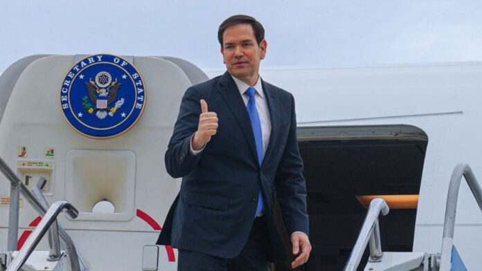 marco-rubio-india-visit-kol Marco Rubio arriving in Kolkata during his India diplomatic visit with security and official delegation