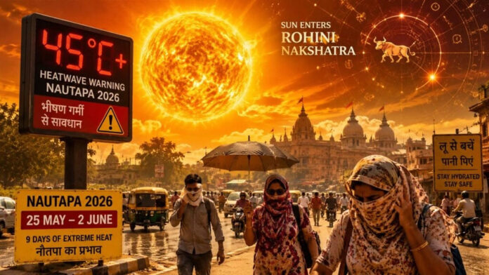 Nautapa Heatwave Grips India Extreme Nautapa heatwave in India with temperatures crossing 46 degrees Celsius