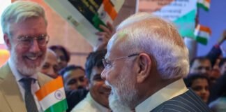 Prime Minister Narendra Modi during official Europe visit ahead of Sweden meetings