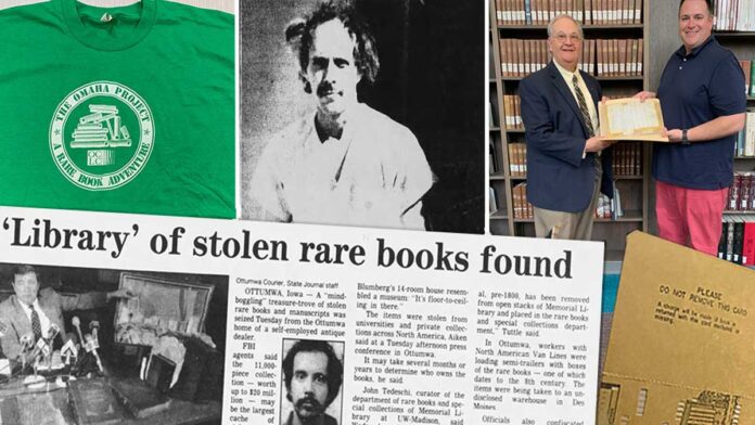Stephen Blumberg rare books collection hidden library