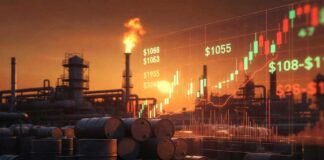 Oil tankers near the Strait of Hormuz amid rising Iran-US-Israel tensions and global energy crisis fears