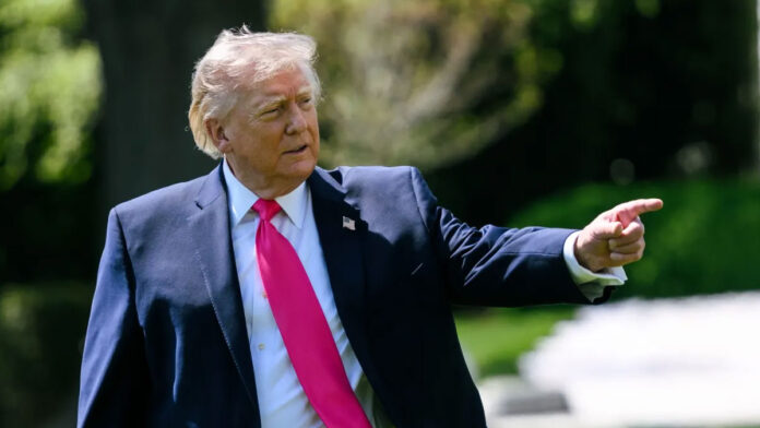 Trump Issues Warning Over Iran’s Enriched Uranium Donald Trump speaking about Iran’s enriched uranium and nuclear program during a White House address
