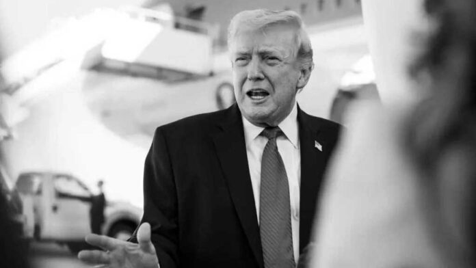 trump-iran-warning-white-ho Donald Trump speaking at the White House addressing Iran tensions and military options