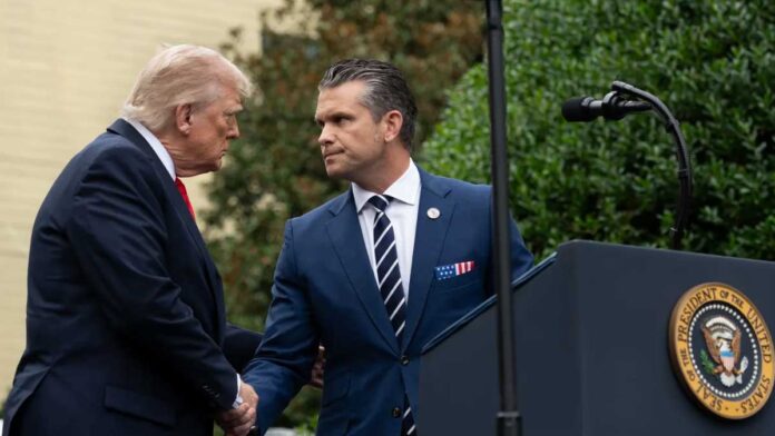 Trump Administration Suspends New US Troop Deployments to Europe US military vehicles and American troops stationed in Europe amid Pentagon deployment changes ordered by President Trump