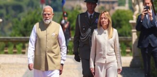 PM Modi with Giorgia Meloni