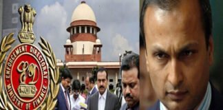 Industrialist Anil Ambani arrives at a court hearing after the Bombay High Court granted interim relief in a Black Money Act-related case.