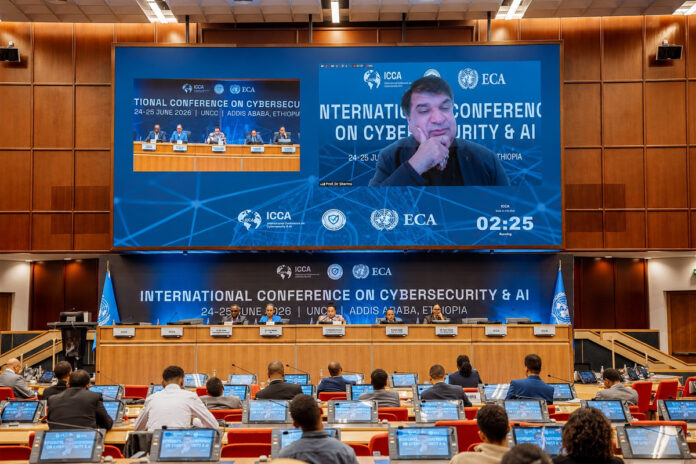 dr-dp-sharma-ai-regulatory- Dr. D.P. Sharma speaks at a United Nations international conference, urging coordinated AI regulatory reforms to support innovation and cybersecurity.